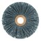 Weiler 3" Dia Nylox Wheel Brush, .040/120SC Crimped Fill, 1/2" Arbor Hole 16263 - alternate 1